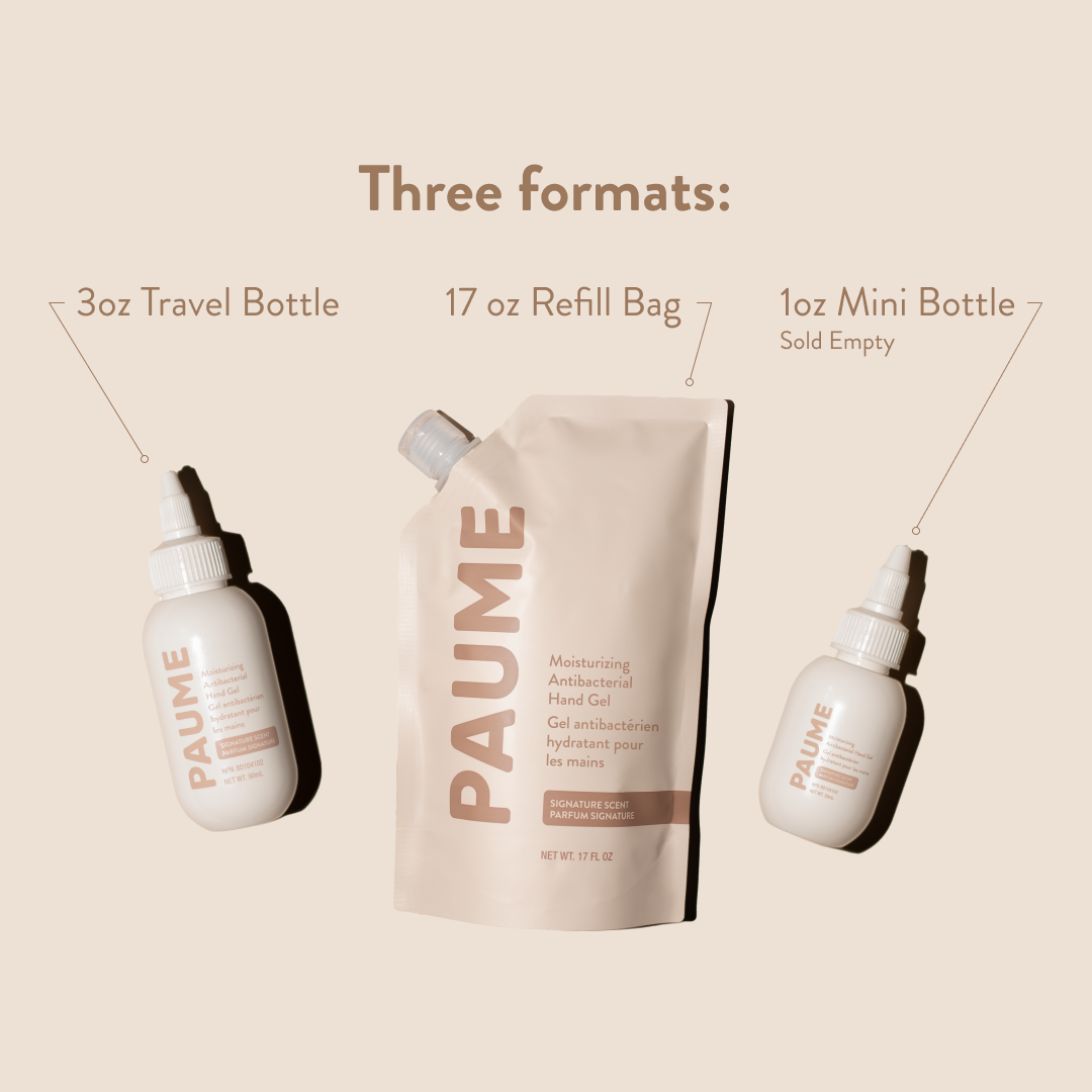 Moisturizing Antibacterial Hand Gel 3 oz - PAUME