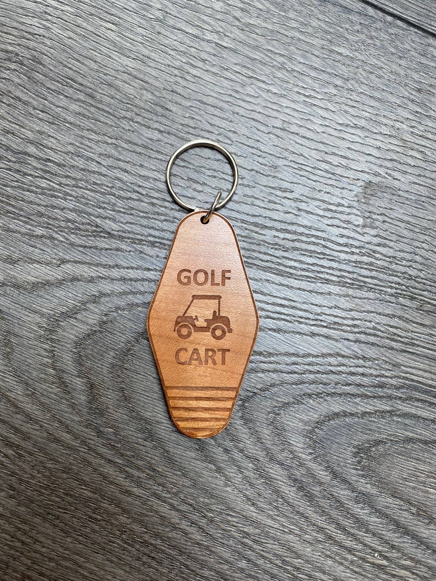 Golf Cart Hotel Keychain