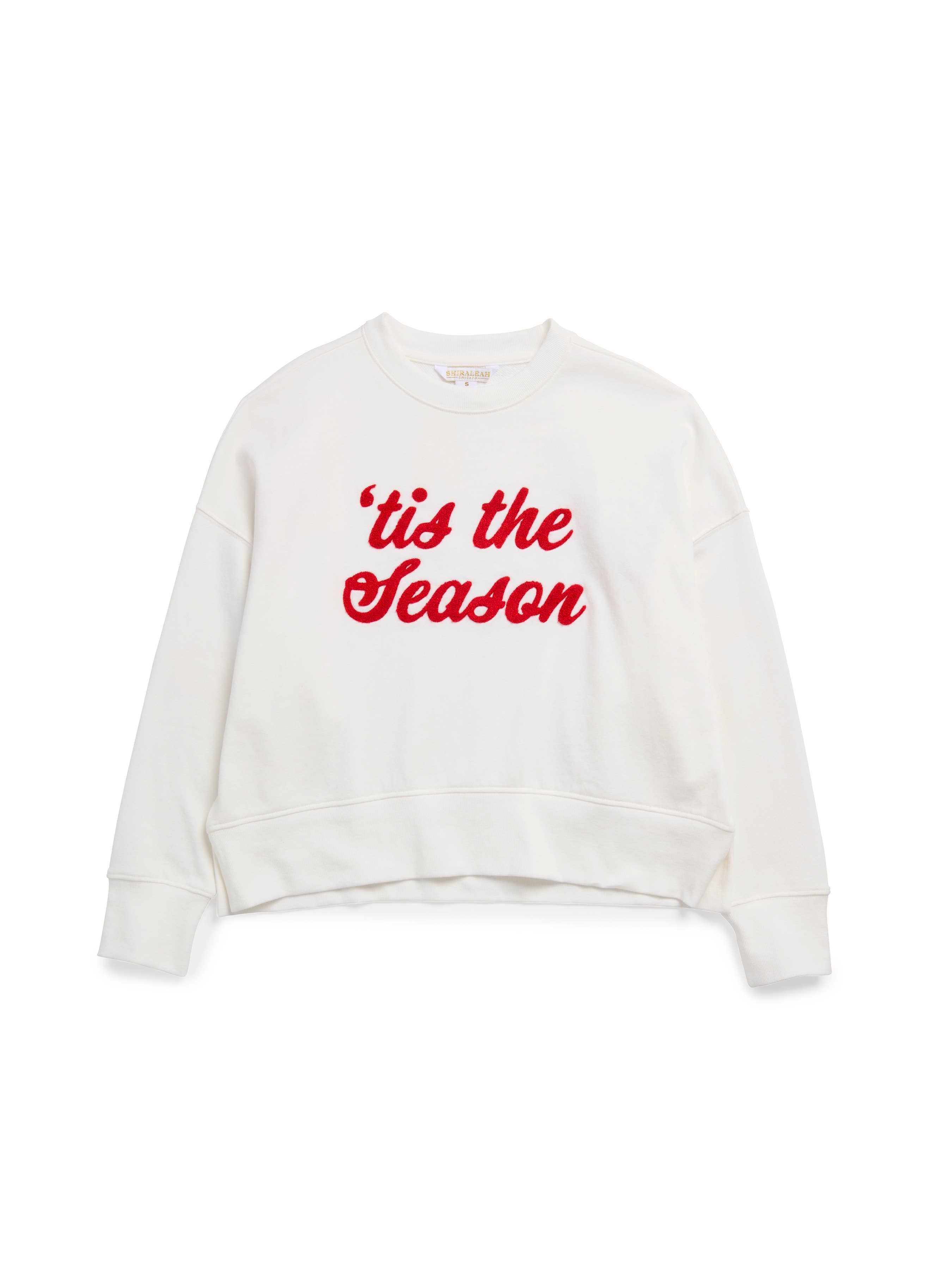 "'tis the season" relaxed sweatshirt