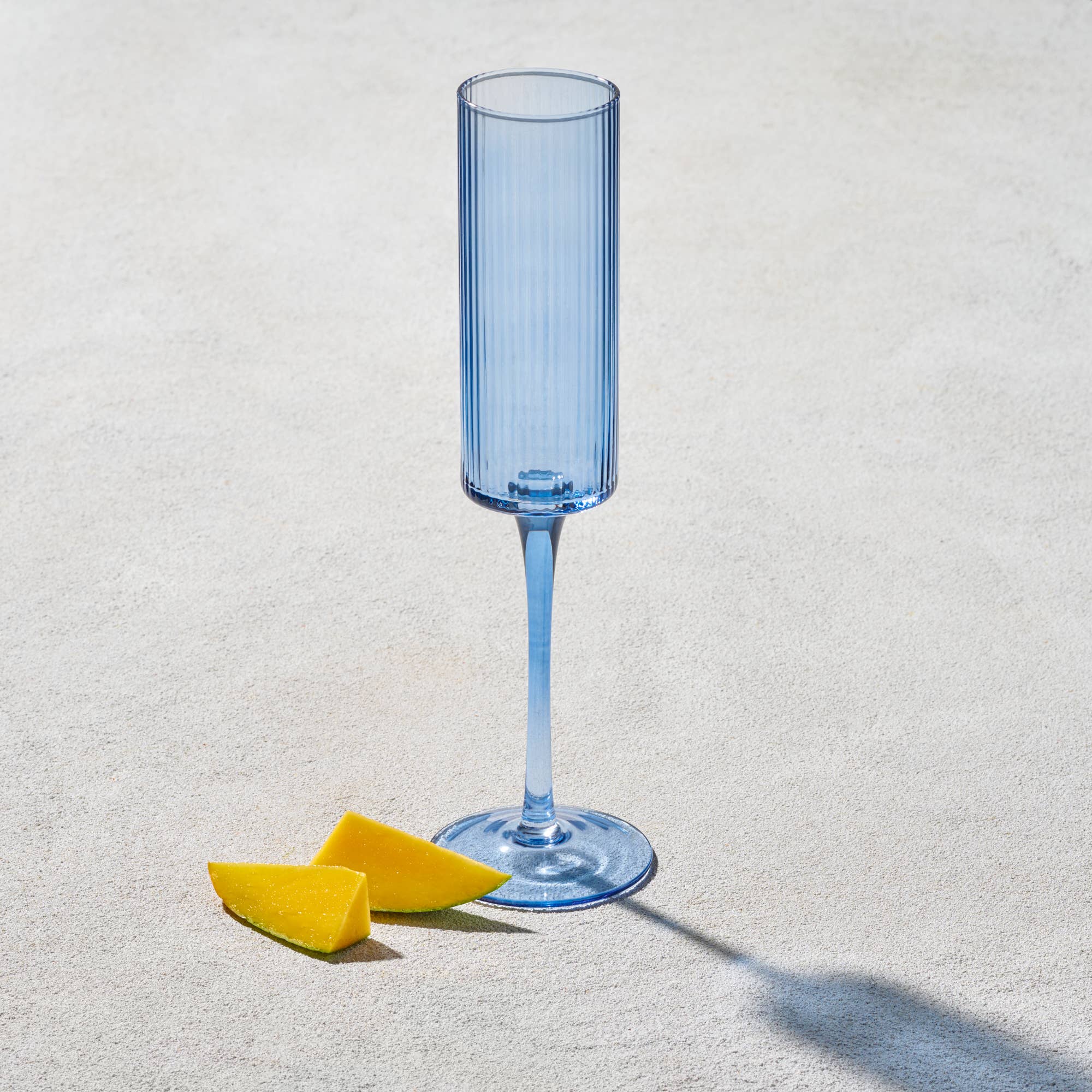 Ribbed Champagne Glass