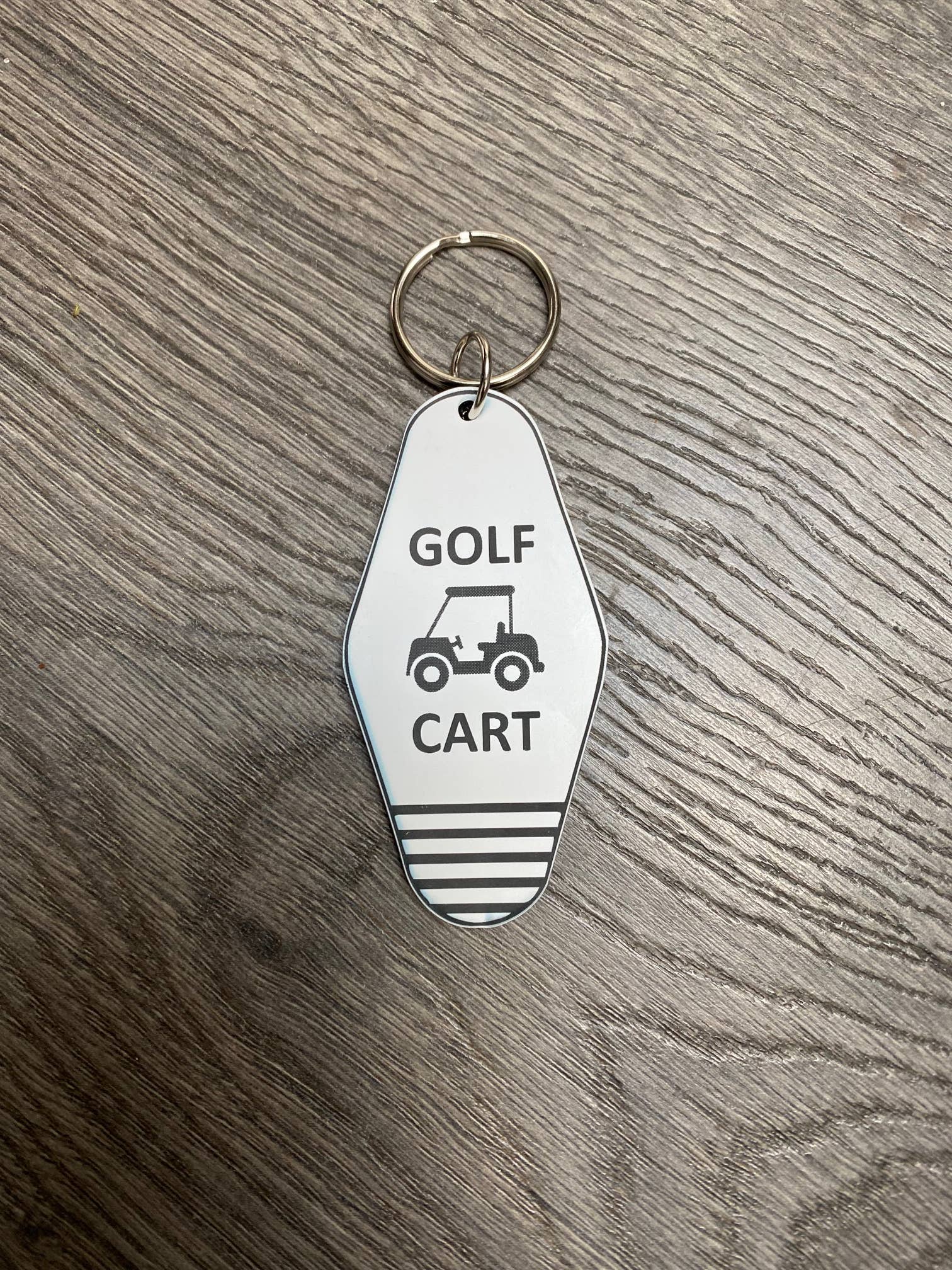 Golf Cart Hotel Keychain
