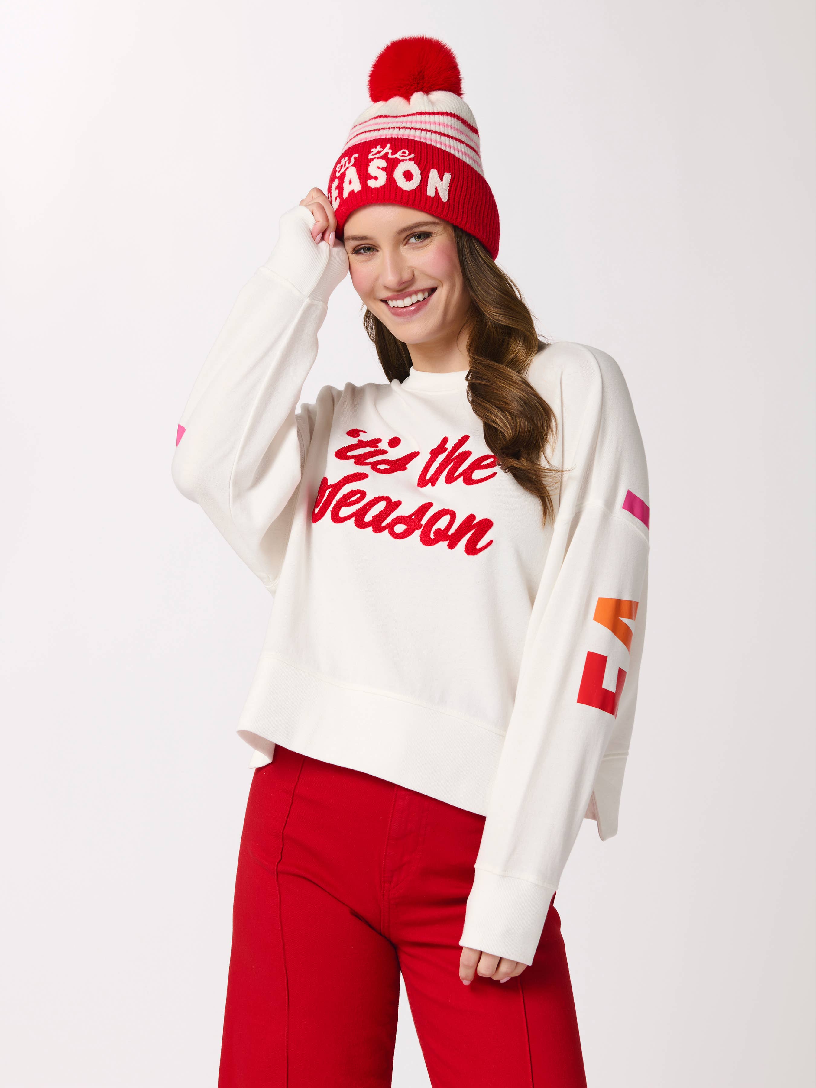 "'tis the season" relaxed sweatshirt