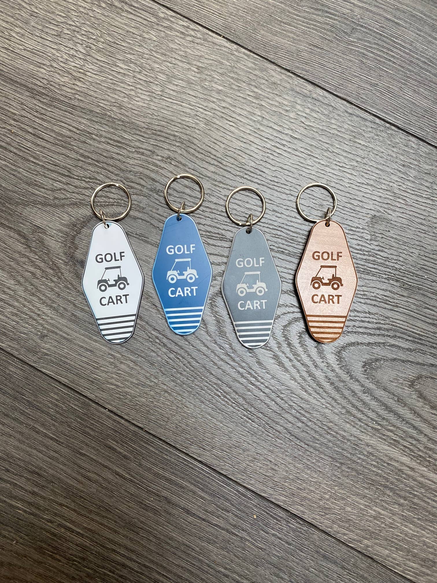 Golf Cart Hotel Keychain