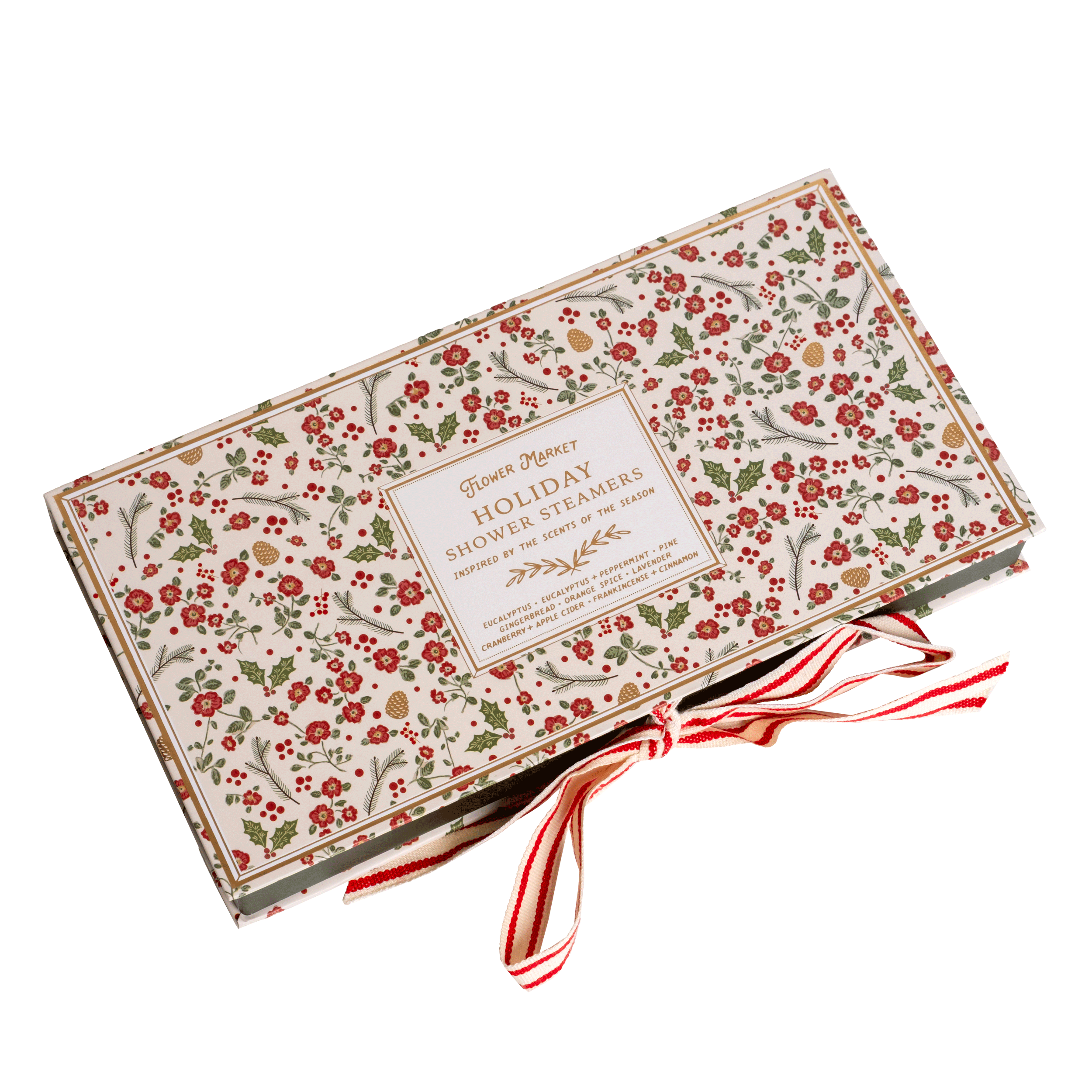 Holiday Shower Steamers 8-Pack | Spa Aromatherapy Gift Set