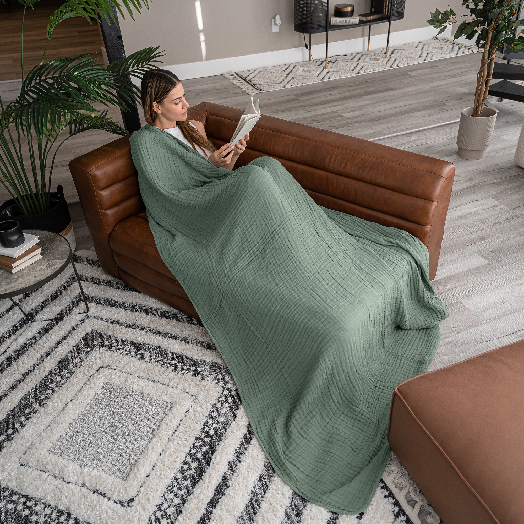 Cozy Muslin Cotton Blanket