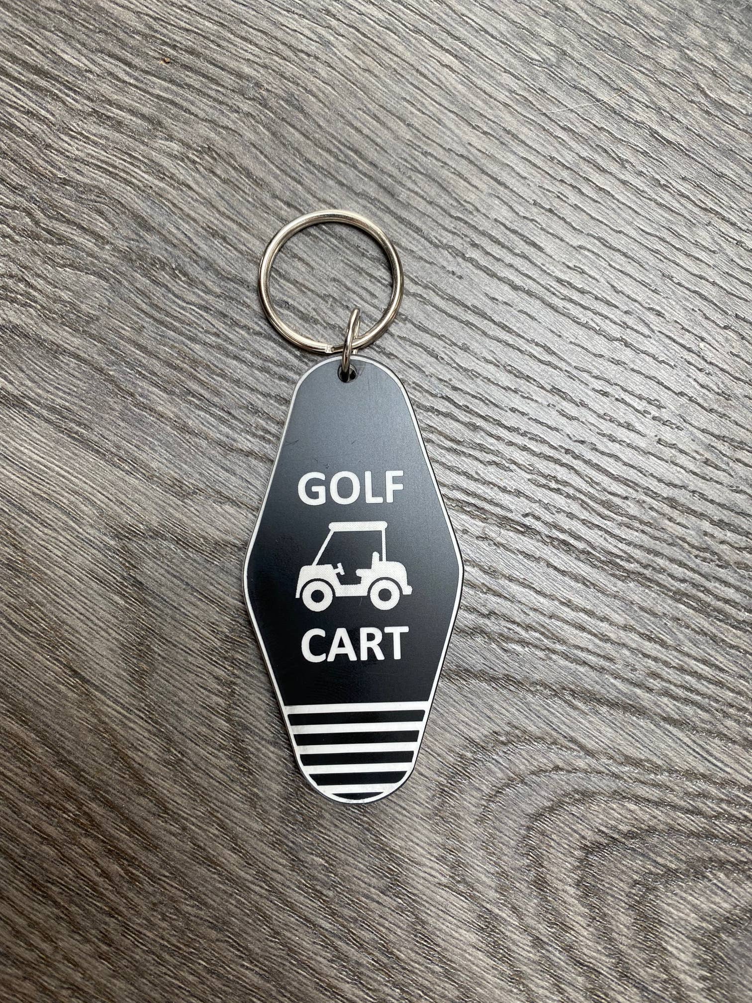 Golf Cart Hotel Keychain