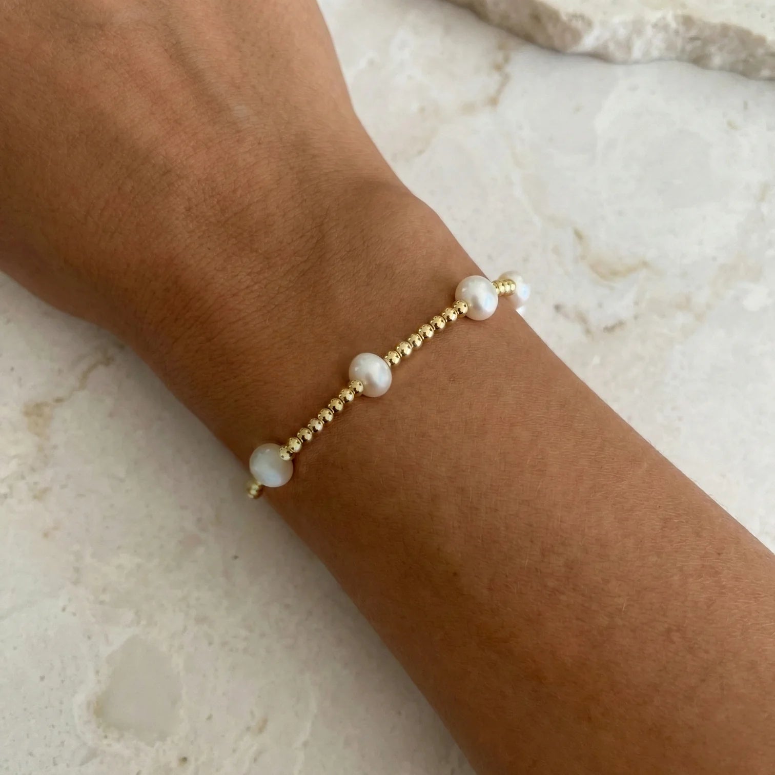 Gold Filled Stackable Bracelet - Bara