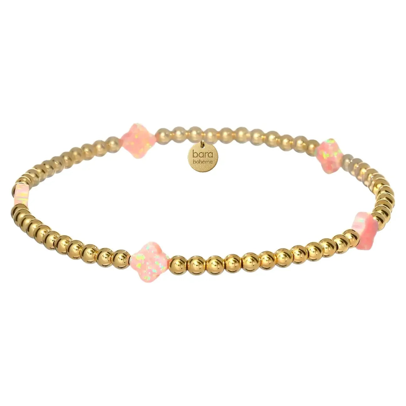 Gold Filled Stackable Bracelet - Clover