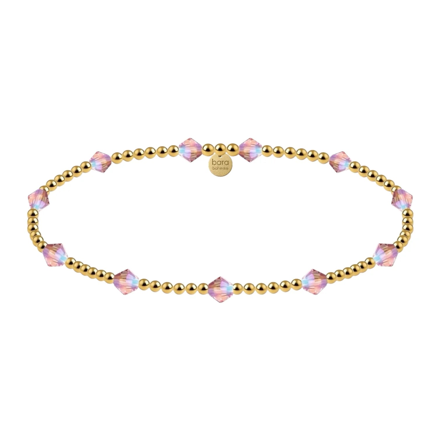 Gold Filled Stackable Bracelet - Crystals