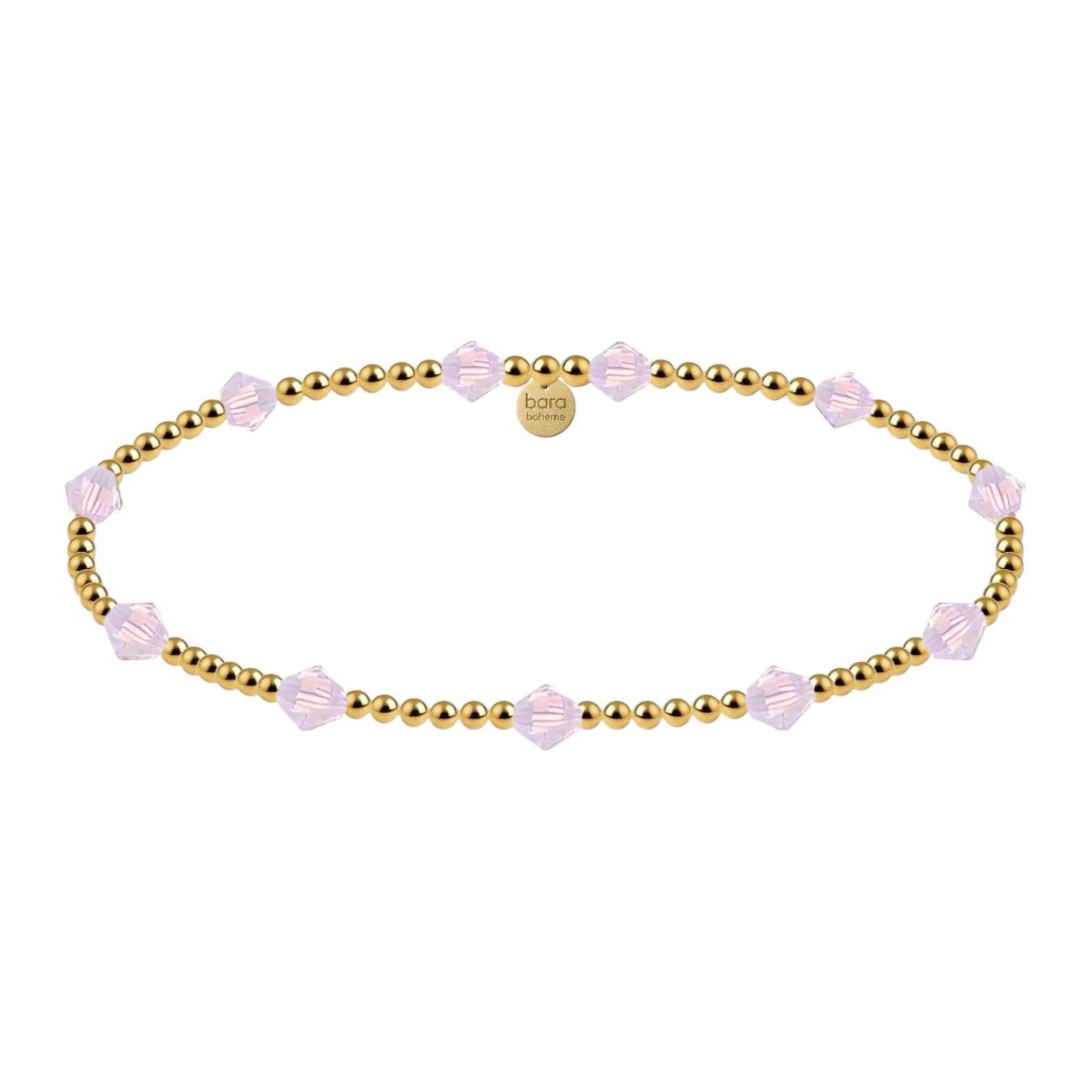 Gold Filled Stackable Bracelet - Crystals