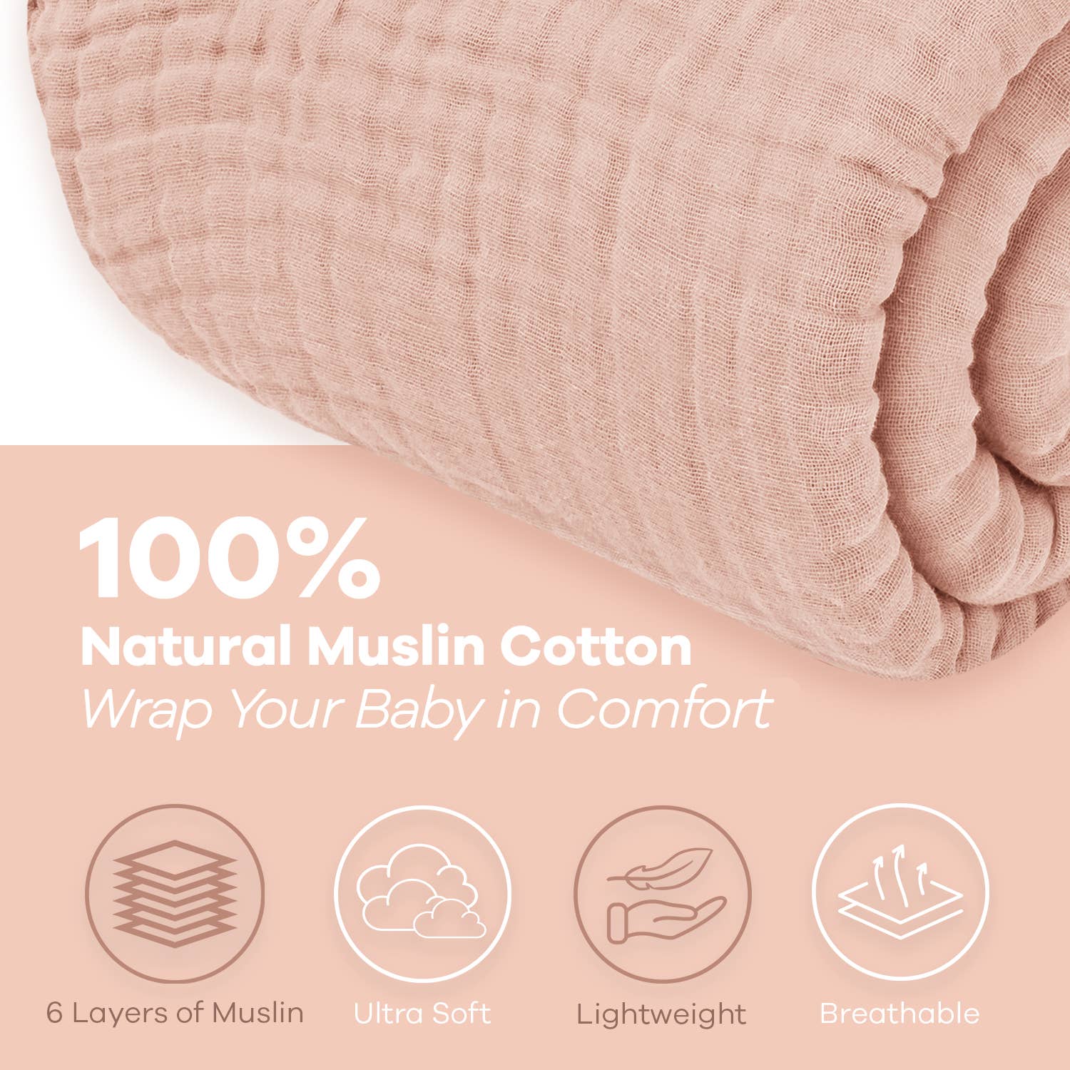 Cozy Muslin Cotton Blanket