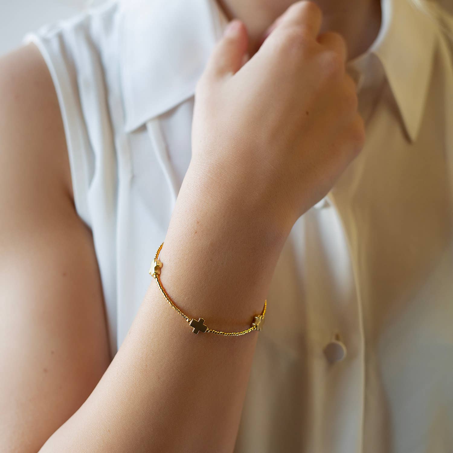 Faithful Beaded Bangle